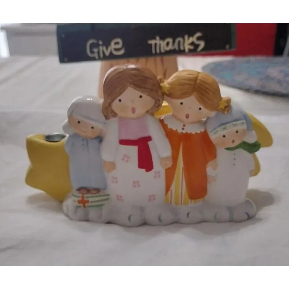 Goebel  Carolers  Candlestick Candle Holder
